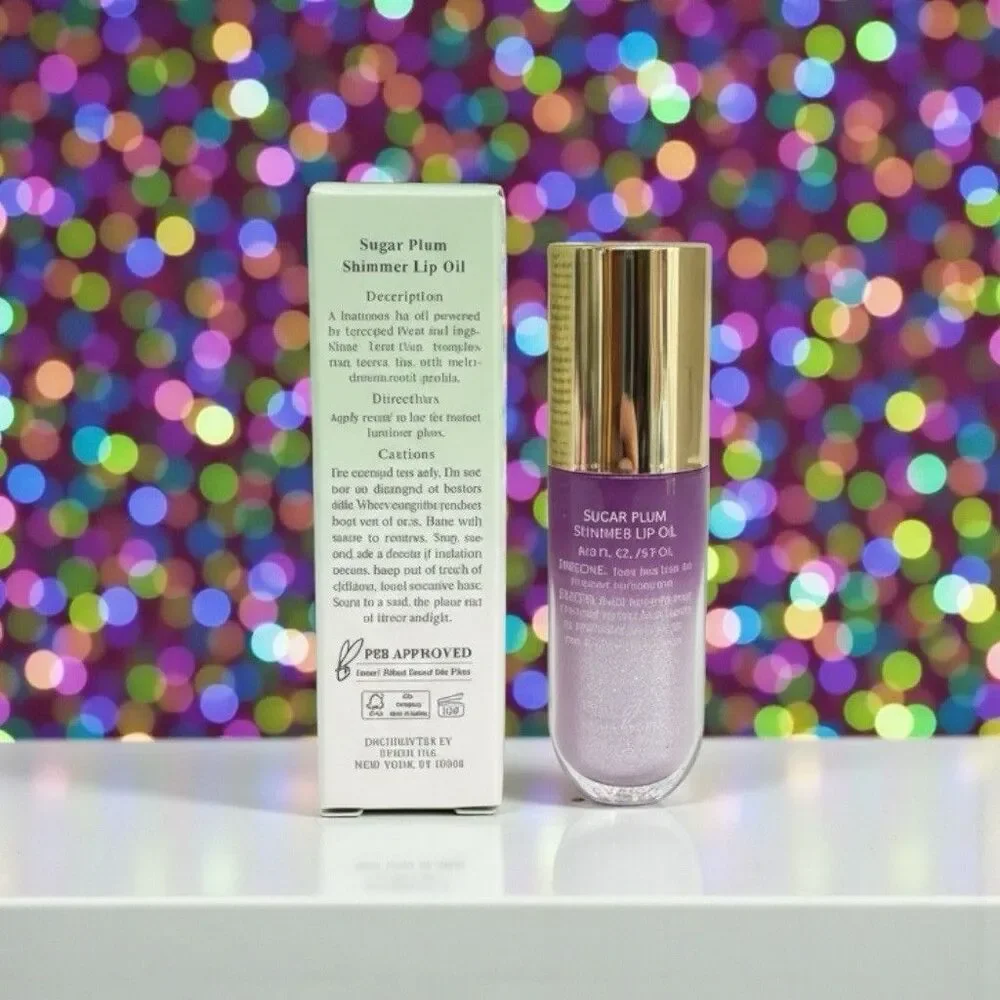 BYROE NEW YORK Sugar Plum Shimmer Lip Oil 0.12 FL OZ New In Box